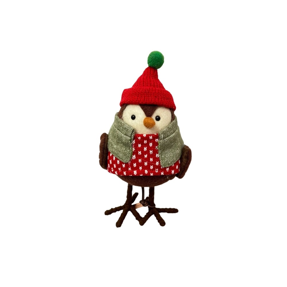 Wondershop Christmas Bird Figurine Unisex OS Brown Blazer 2016 Holiday Decor